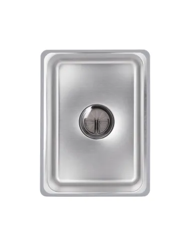 Мийка для кухні прямокутна Lidz Handmade H7545 LDH7545DEC48372 3 мм інтегрована, з нержавіючої сталі