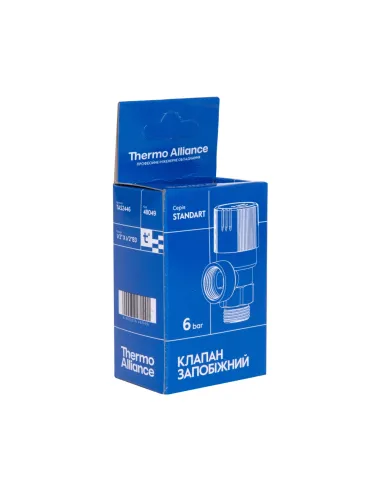 Предохранительный клапан Thermo Alliance Standart TAS2446 1/2 дюйма, 6 бар