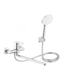 Смеситель для ванны Lidz Astra 005 LDAST005CRM48088 Chrome с душевым набором, хром