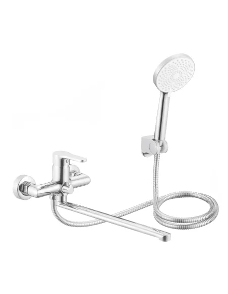 Змішувач для ванни Lidz Astra 005 LDAST005CRM48088 Chrome з душовим набором, хром