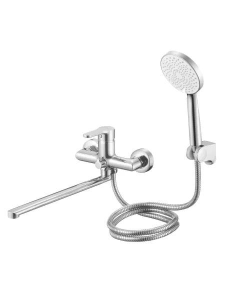 Змішувач для ванни Lidz Astra 005 LDAST005CRM48088 Chrome з душовим набором, хром