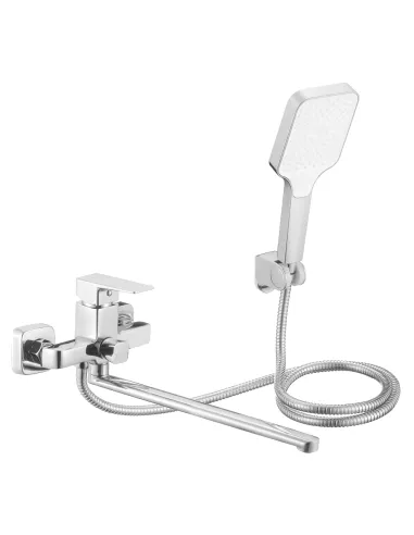 Змішувач для ванни Lidz Orion 005 LDORI005CRM48094 Chrome з душовим набором, хром