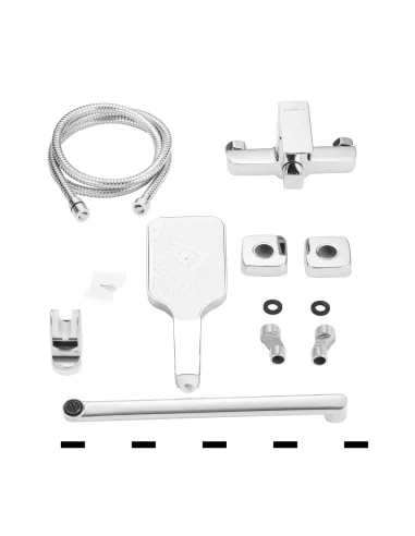 Смеситель для ванны Lidz Orion 005 LDORI005CRM48094 Chrome с душевым набором, хром