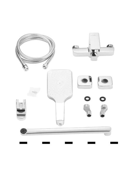 Смеситель для ванны Lidz Orion 005 LDORI005CRM48094 Chrome с душевым набором, хром