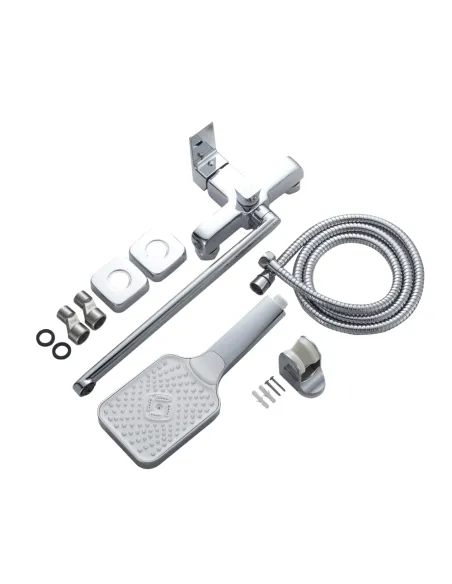 Змішувач для ванни Lidz Orion 005 LDORI005CRM48094 Chrome з душовим набором, хром