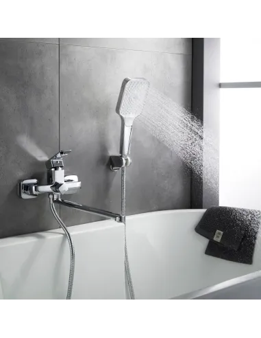Змішувач для ванни Lidz Orion 005 LDORI005CRM48094 Chrome з душовим набором, хром