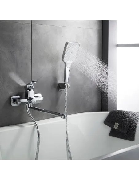 Змішувач для ванни Lidz Orion 005 LDORI005CRM48094 Chrome з душовим набором, хром