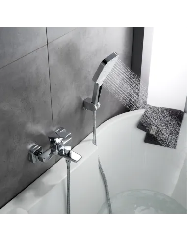 Змішувач для ванни Lidz Orion 006 LDORI006CRM48093 Chrome з душовим набором, хром