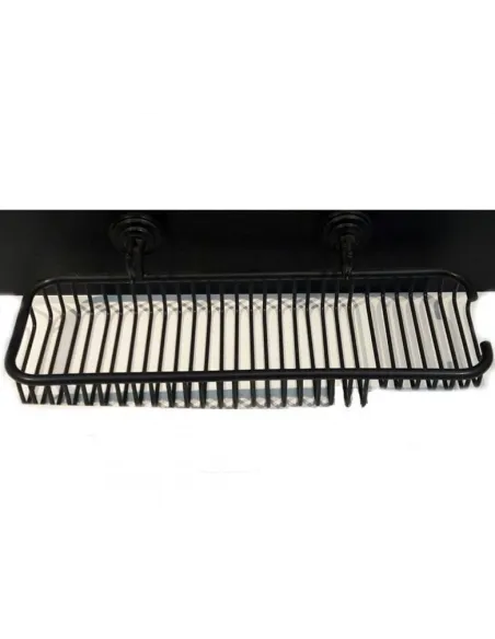 Полка для ванной Kugu 224B, черная, латунь - 1