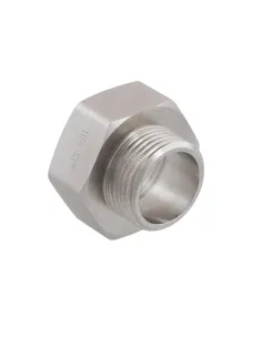 Перехідник Raftec PN40 ВН 1 1/4х1 дюйм латунний, нікель