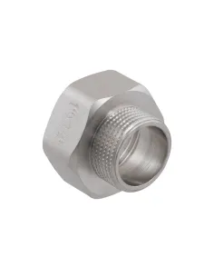 Перехідник Raftec PN40 ВН 1х3/4 дюйми латунний, нікель