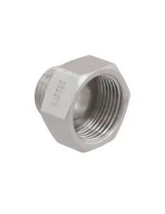 Переходник Raftec PN40 ВН 3/4х1/2 дюйма латунный, никель