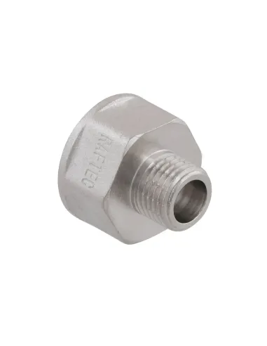 Переходник Raftec PN40 ВН 1/2x1/4 дюйма латунный, никель