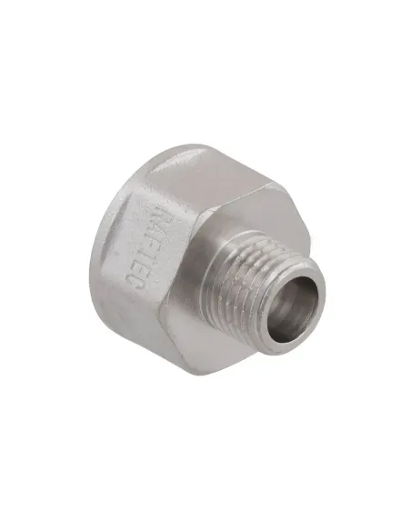 Переходник Raftec PN40 ВН 1/2x1/4 дюйма латунный, никель