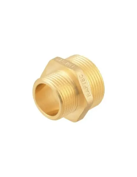 Ніпель редукційний Raftec GOLD ПН 1х1/2 дюйма латунний