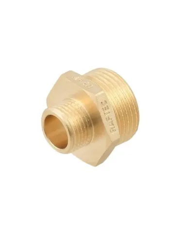 Ниппель редукционный Raftec GOLD НН 3/4х1/2 дюйма латунный