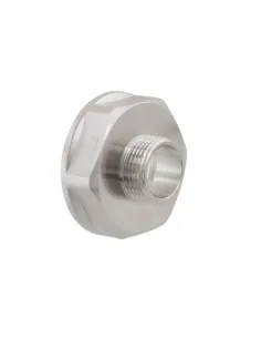 Переходник Raftec PN40 ВН 2х1 дюйм латунный, никель