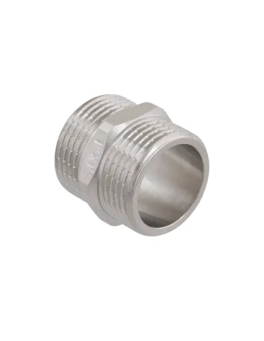 Ніпель Raftec PN40 ПН 3/4 дюйми латунний, нікель