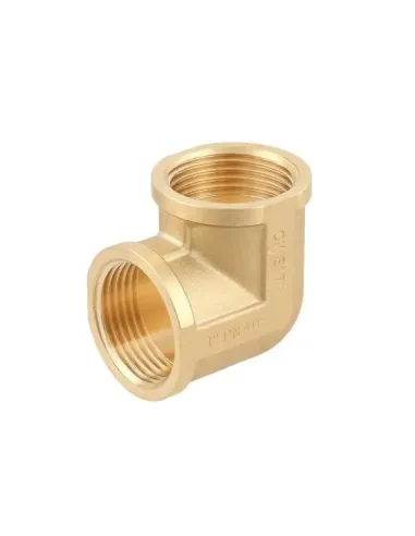 Кут латунний Raftec Gold DN25, 1 дюйм, ВВ, різьбовий