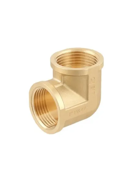 Кут латунний Raftec Gold DN25, 1 дюйм, ВВ, різьбовий