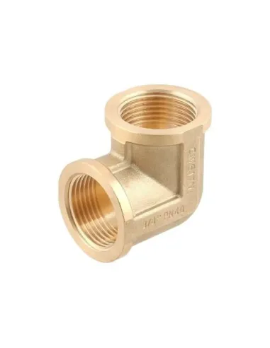 Кут латунний Raftec Gold DN20, 3/4 дюйма, ВВ, різьбовий