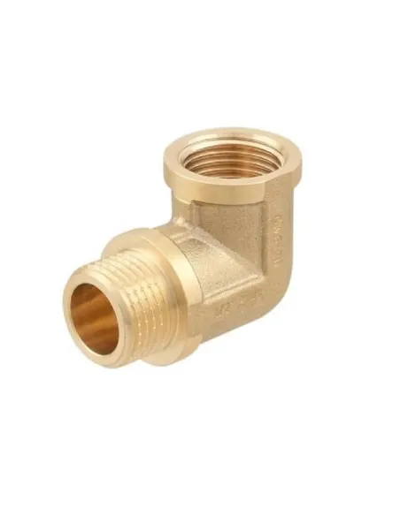 Кут латунний Raftec Gold DN15, 1/2 дюйма, ВН, різьбовий