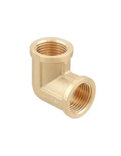 Уголок латунный Raftec Gold DN15, 1/2 дюйма, ВВ, резьбовой