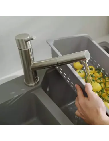 Змішувач для кухні з висувним виливом Franke Orbit Pull Out хром купити у Дніпрі та Києві - ціна від КТУ