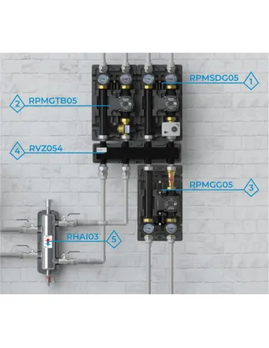 Гідравлічна стрілка Raftec RHAI03 нержавіюча сталь