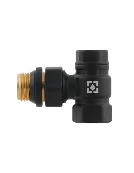 Клапан запорный для радиатора Raftec DNRK11-B угловой, 1/2 x 1/2 дюйма, отсечной