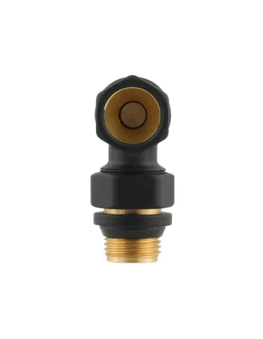 Клапан запірний для радіатора Raftec DNRK11-B кутовий, 1/2 x 1/2 дюйма, відсічний