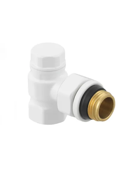 Клапан запорный для радиатора Raftec DNRK11-W угловой, 1/2 x 1/2 дюйма, отсечной