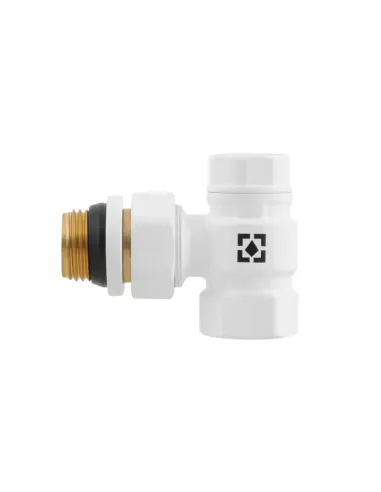 Клапан запірний для радіатора Raftec DNRK11-W кутовий, 1/2 x 1/2 дюйма, відсічний