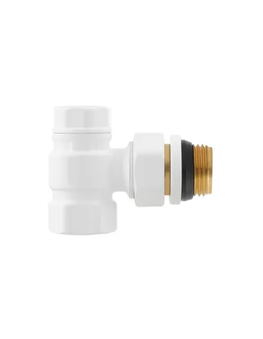 Клапан запорный для радиатора Raftec DNRK11-W угловой, 1/2 x 1/2 дюйма, отсечной