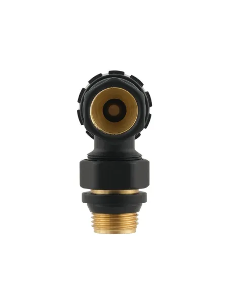 Клапан запірний для радіатора Raftec DVRK11-B кутовий, 1/2 x 1/2 дюйма.