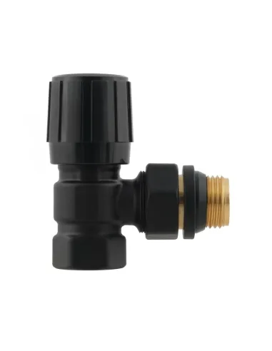 Клапан запірний для радіатора Raftec DVRK11-B кутовий, 1/2 x 1/2 дюйма.