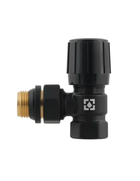 Клапан запірний для радіатора Raftec DVRK11-B кутовий, 1/2 x 1/2 дюйма.