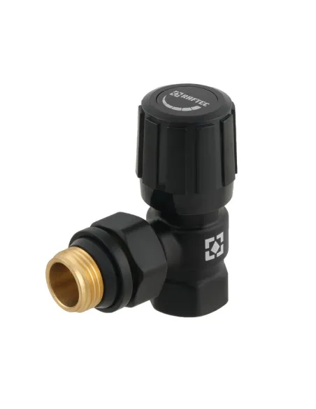 Клапан запірний для радіатора Raftec DVRK11-B кутовий, 1/2 x 1/2 дюйма.