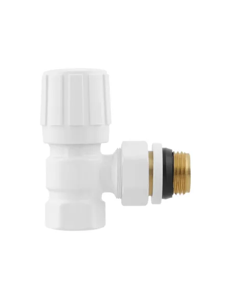 Клапан запірний для радіатора Raftec DVRK11-W кутовий, 1/2 x 1/2 дюйма.