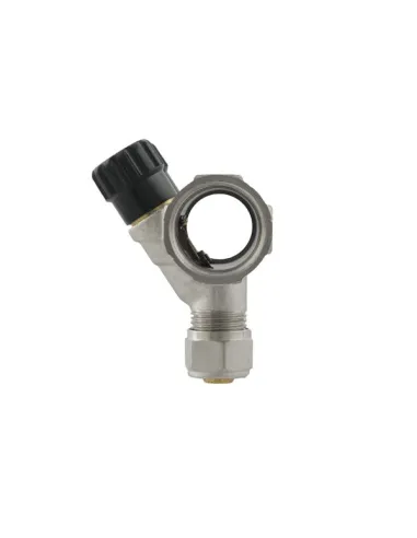 Колектор для теплої підлоги Raftec KK02012 2 виходи, з регулюючими вентилями, 3/4х1/2 дюйми