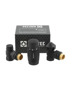Комплект термостатический для радиатора Raftec DKTU11-B 1/2 дюйма, угловой