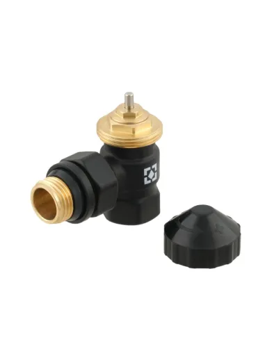 Комплект термостатический для радиатора Raftec DKTU11-B 1/2 дюйма, угловой
