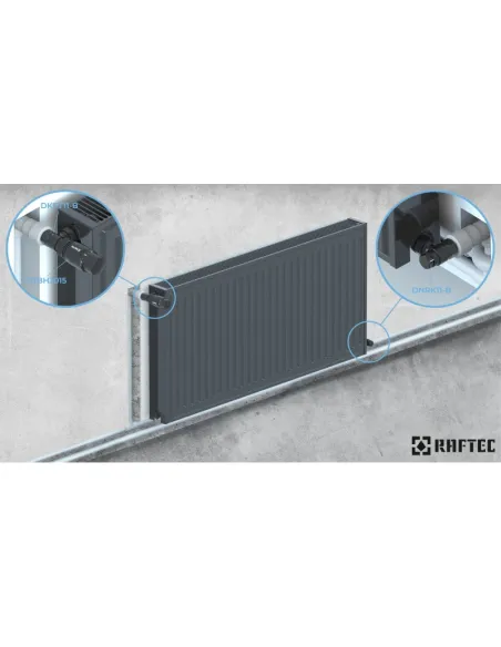 Комплект термостатический для радиатора Raftec DKTU11-B 1/2 дюйма, угловой