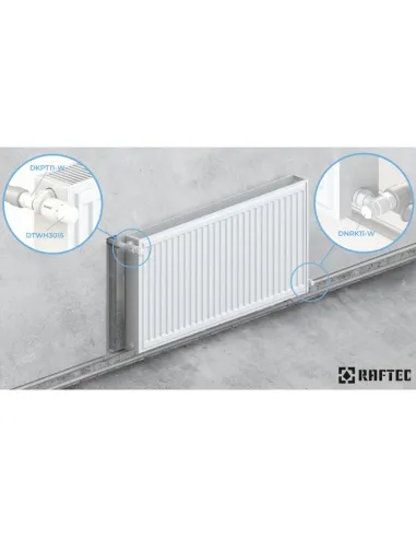 Комплект термостатический для радиатора Raftec DKTU11-W 1/2 дюйма, угловой