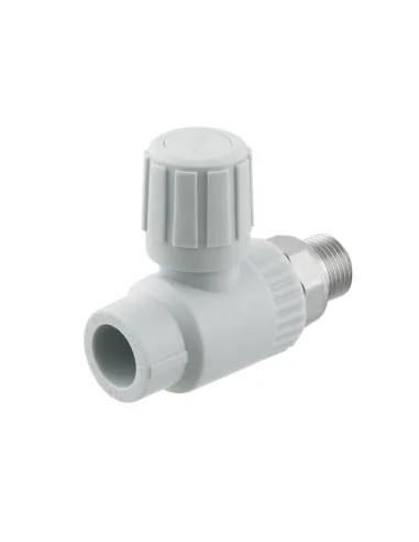 Кран для радіатора кульовий Raftec RSRV2001 20х1/2 дюйма, прямий