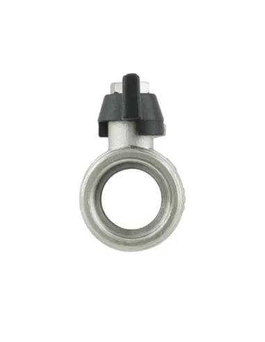 Кран шаровой прямой Raftec DRB21 3/4 дюйма, наружная резьба, бабочка, латунный