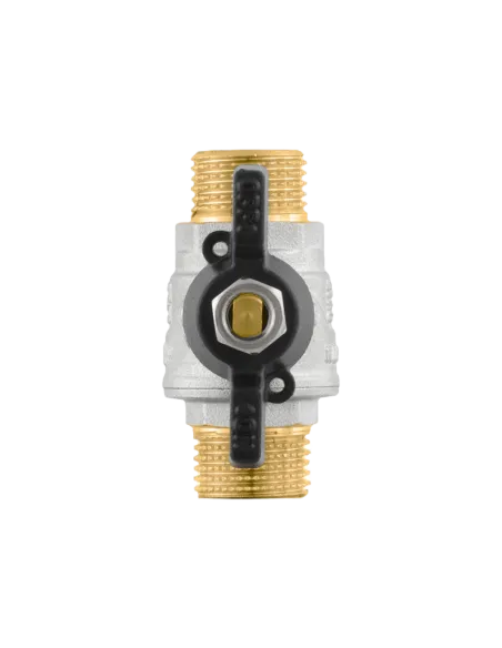 Кран шаровой прямой Raftec DRB3131 1 дюйм, бабочка, латунный