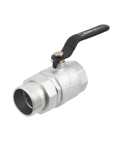 Кран кульовий прямий Raftec DRBS6 2 дюйми, з американкою, зовнішнє різьблення, ручка, латунний