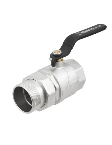 Кран кульовий прямий Raftec DRBS6 2 дюйми, з американкою, зовнішнє різьблення, ручка, латунний