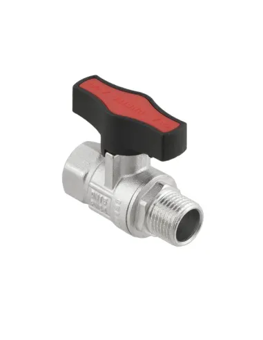 Кран шаровой прямой Raftec GRDV01 1/2 дюйма, наружная резьба, бабочка, латунный